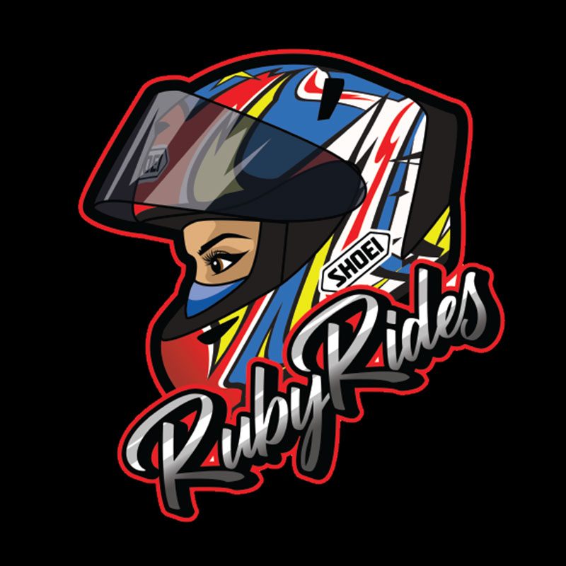 ruby rides sticker
