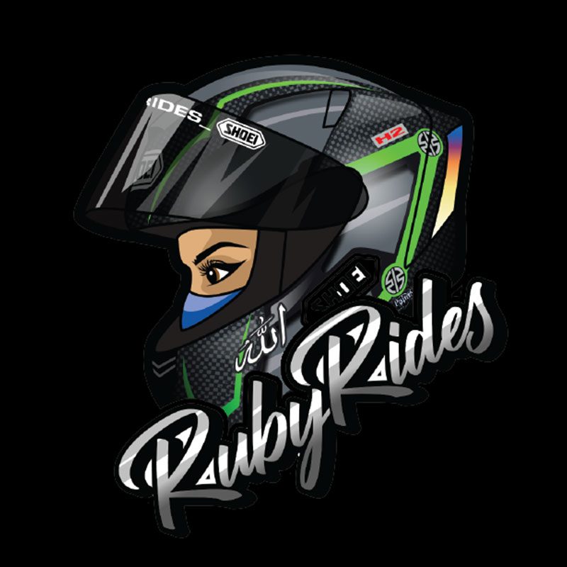 ruby rides sticker